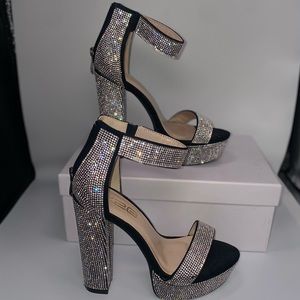 Sparkly rhinestone platform heels*** sold***